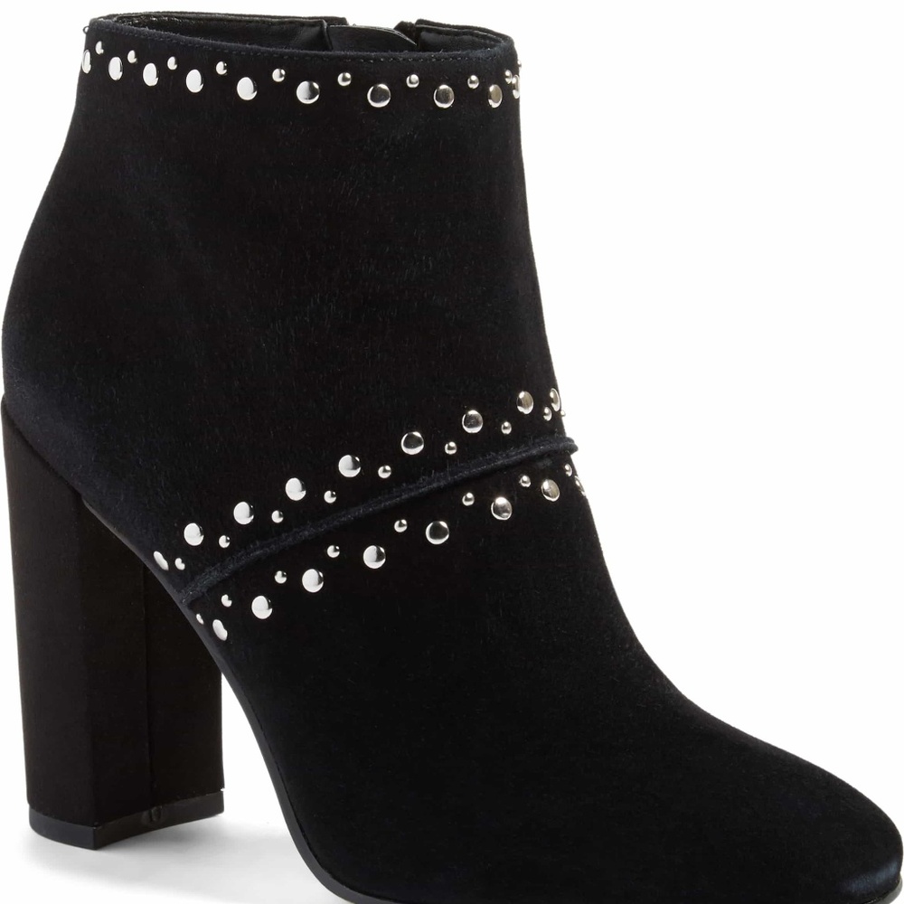 Black Suede Booties